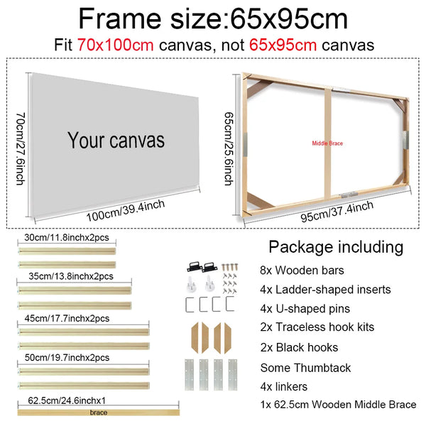 Wooden Canvas Frames for Photo & Oil Paintings