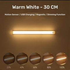 Rechargeable Motion Sensor LED Cabinet Light – Portable Induction Bar Lamp
