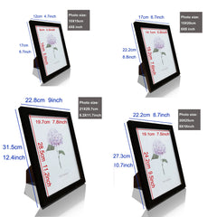 5Pcs Wooden Photo Frame Set – Multi-Size Picture & Certificate Display