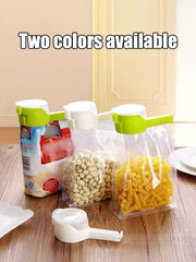 Food Storage Clip with Pour Spout – Resealable Bag Clip for Kitchen Organization