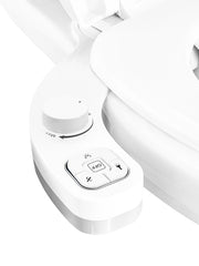 SAMODRA Non-Electric Bidet – Dual Nozzle Toilet Seat Attachment
