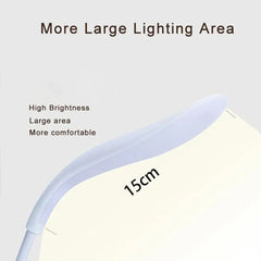 LED Reading Desk Lamp – Portable USB Rechargeable Touch Dimming Light