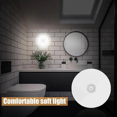 PIR Motion Sensor LED Night Light – USB Rechargeable Wireless Closet Lamp