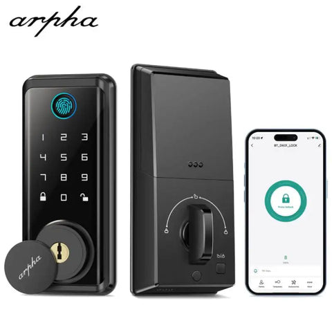 Arpha Smart Lock D601 – Fingerprint Keyless Deadbolt, Waterproof