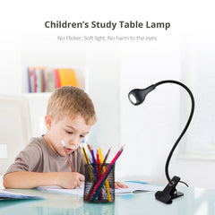 USB LED Reading Lamp – Flexible Clip-On Bedside & Desk Light