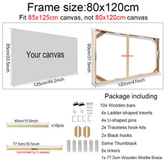 Wooden Canvas Frames for Photo & Oil Paintings