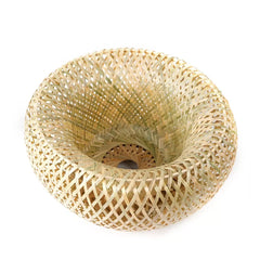 Vintage Bamboo Wicker Rattan Pendant Light