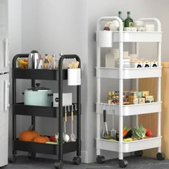Mobile Storage Cart – Multifunctional Organizer Rack with Wheels