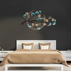 Tree Leaf Metal Wall Art – Modern 3D Ginkgo Nature Decor