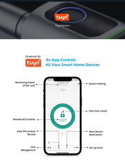 RAYKUBE V1 Smart Cylinder Lock – Tuya BLE, Fingerprint & Password Unlock