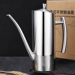 Stainless Steel Oil Pot – No Drip