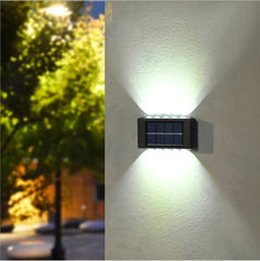 Outdoor Solar Wall Lamp – Waterproof Up & Down Light for Garden and Home