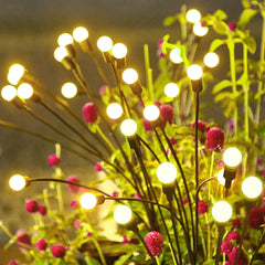 12-Pack Solar Firefly Lights – Waterproof Starburst Garden & Pathway Lamps