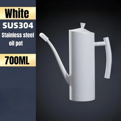 Stainless Steel Oil Pot – No Drip