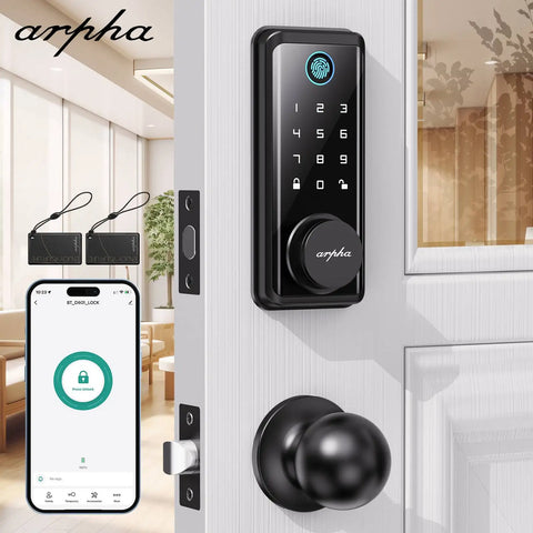 Arpha Smart Lock D601 – Fingerprint Keyless Deadbolt, Waterproof