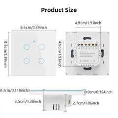 WiFi Smart Touch Switch 1/2/3/4 Gang