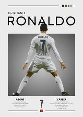 Football Celebrity Canvas Poster – Modern Sports Wall Art for Home & Gifts