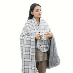 Wearable Shawl Blanket – Flannel Lazy Casual Office Blanket