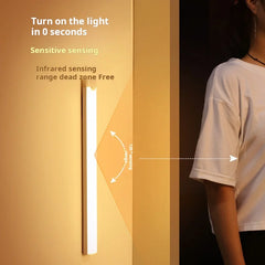 Wireless LED Motion Sensor Cabinet Light – Rechargeable Night Light for Closet & Kitchen