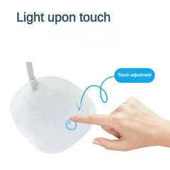 LED Reading Desk Lamp – Portable USB Rechargeable Touch Dimming Light