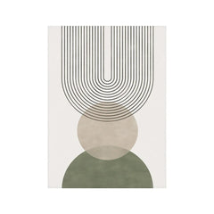 Nordic Sage Green Botanical Canvas Prints