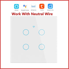 WiFi Smart Touch Switch 1/2/3/4 Gang