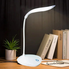 LED Reading Desk Lamp – Portable USB Rechargeable Touch Dimming Light