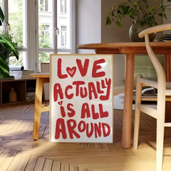 Love Actually Wall Art – Canvas Print