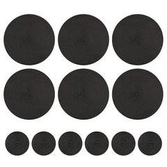 Round Braided Placemats Set of 6