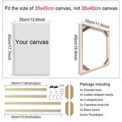 Wooden Canvas Frames for Photo & Oil Paintings