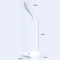 LED Reading Desk Lamp – Portable USB Rechargeable Touch Dimming Light