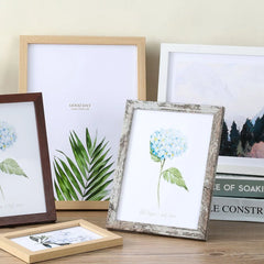 5Pcs Wooden Photo Frame Set – Multi-Size Picture & Certificate Display