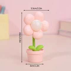 Mini LED Flower Night Light – Cute Table Lamp & Bedroom Decor Gift
