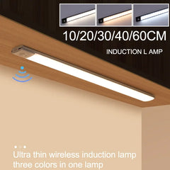 Wireless LED Motion Sensor Cabinet Light – Rechargeable Night Light for Closet & Kitchen
