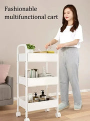 Mobile Storage Cart – Multifunctional Organizer Rack with Wheels