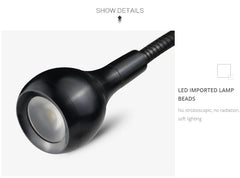 USB LED Reading Lamp – Flexible Clip-On Bedside & Desk Light