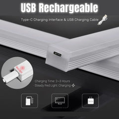 Rechargeable Motion Sensor LED Cabinet Light – Portable Induction Bar Lamp