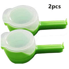 Food Storage Clip with Pour Spout – Resealable Bag Clip for Kitchen Organization