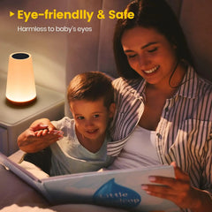 13-Color Changing RGB Night Light – Touch & Remote Control, USB Rechargeable