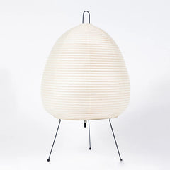 Japanese Rice Paper Table Lamp – Tripod Lantern Style LED Desk Light