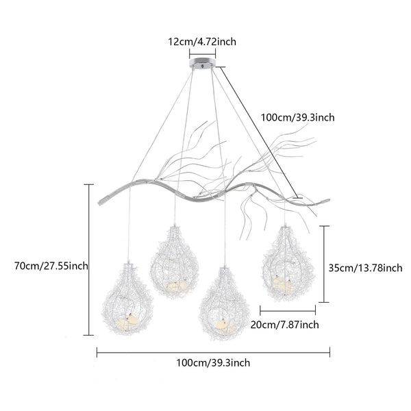 Creative Bird's Nest Pendant Light
