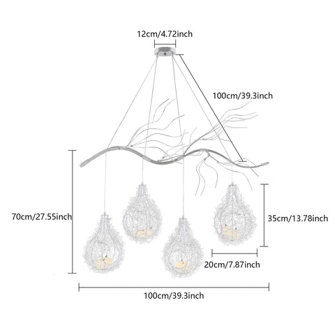 Creative Bird's Nest Pendant Light