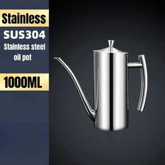 Stainless Steel Oil Pot – No Drip