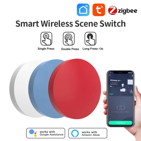 Tuya Zigbee Smart Wireless Button Switch