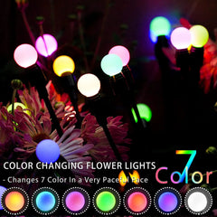 12-Pack Solar Firefly Lights – Waterproof Starburst Garden & Pathway Lamps