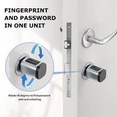 RAYKUBE V1 Smart Cylinder Lock – Tuya BLE, Fingerprint & Password Unlock