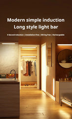 Wireless LED Motion Sensor Cabinet Light – Rechargeable Night Light for Closet & Kitchen