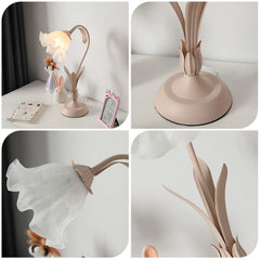 Lily Flower Shaped Bedside LED Lamp