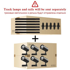 Full Set LED Track Light – GU10 Spotlight Ceiling Rail System