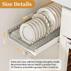 Pull-Out Cabinet Organizer with Adhesive Nano Film